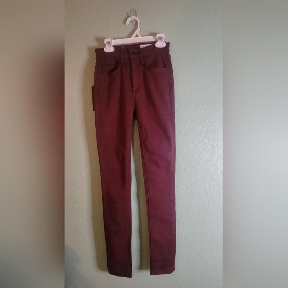 Burgundy Skinny Jeans